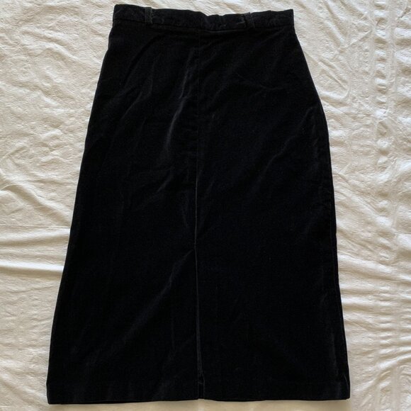 Vintage Women's Black Velvet Skirt by Mia - Size 11 - Made in Canada - Picture 11 of 11